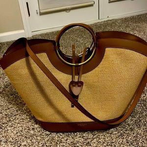 Italian made handbag-New! Perfect for travel. Italian leather! Bought in Europe